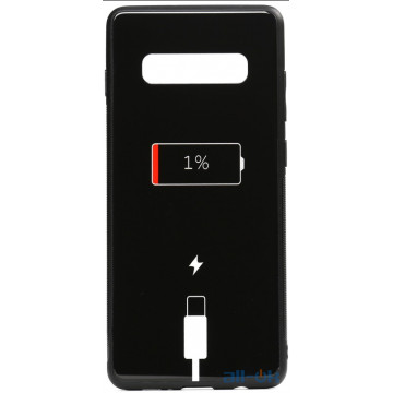 Чохол-накладка TOTO Cartoon Print Glass Case Samsung Galaxy S10 Plus Battery Charge