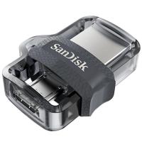 Флешка SanDisk 64 GB USB Ultra Dual OTG USB 3.0 Black SDDD3-064G-G46