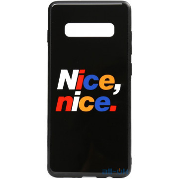 Чохол-накладка TOTO Cartoon Print Glass Case Samsung Galaxy S10 Plus Nice, nice.