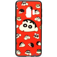 Чохол-накладка TOTO Cartoon Print Glass Case Samsung Galaxy S9 A monkey