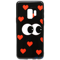 Чохол-накладка TOTO Cartoon Print Glass Case Samsung Galaxy S9 Just Eatit