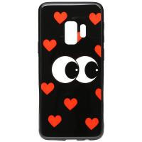Чохол-накладка TOTO Cartoon Print Glass Case Samsung Galaxy S9 Just Eatit