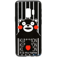 Чохол-накладка TOTO Cartoon Print Glass Case Samsung Galaxy S9 Kumamon