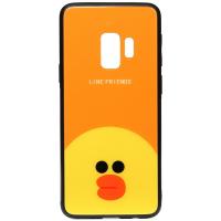 Чохол-накладка TOTO Cartoon Print Glass Case Samsung Galaxy S9 Line friends Sally