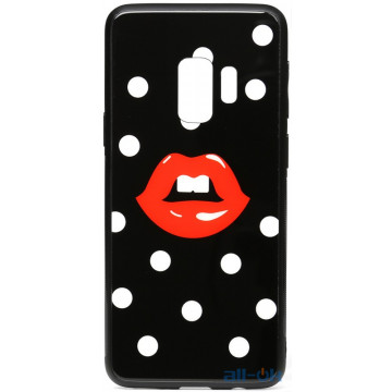 Чохол-накладка TOTO Cartoon Print Glass Case Samsung Galaxy S9 Line Red Lips