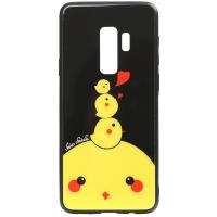 Чохол-накладка TOTO Cartoon Print Glass Case Samsung Galaxy S9 Plus Chicken Chick