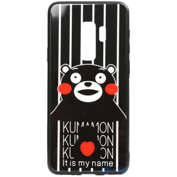Чохол-накладка TOTO Cartoon Print Glass Case Samsung Galaxy S9 Plus Kumamon