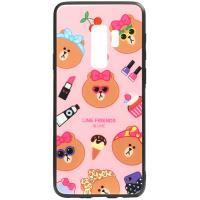 Чохол-накладка TOTO Cartoon Print Glass Case Samsung Galaxy S9 Plus Line friends Linc