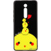 Чохол-накладка TOTO Cartoon Print Glass Case Xiaomi Mi 9T/Mi 9T Pro/Redmi K20/K20 Pro Chicken Chick — інтернет магазин All-Ok. фото 1