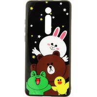 Чохол-накладка TOTO Cartoon Print Glass Case Xiaomi Mi 9T/Mi 9T Pro/Redmi K20/K20 Pro Line friends all about
