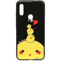Чохол-накладка TOTO Cartoon Print Glass Case Xiaomi Redmi 7 Chicken Chick