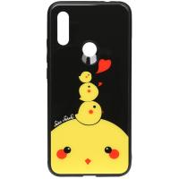 Чохол-накладка TOTO Cartoon Print Glass Case Xiaomi Redmi 7 Chicken Chick
