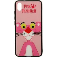 Чохол-накладка TOTO Cartoon Print Glass Case Xiaomi Redmi 7A Pink Panther