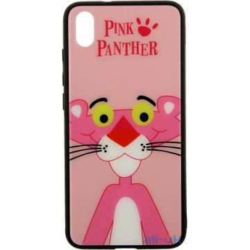 Чохол-накладка TOTO Cartoon Print Glass Case Xiaomi Redmi 7A Pink Panther