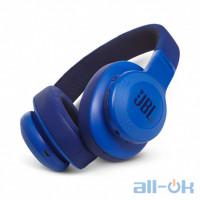 Навушники з мікрофоном JBL E55BT Blue (JBLE55BTBLU)