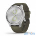 GARMIN Vivomove Style Silver Aluminum Case with Moss Silicone Band — інтернет магазин All-Ok. фото 1