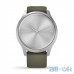 GARMIN Vivomove Style Silver Aluminum Case with Moss Silicone Band — інтернет магазин All-Ok. фото 2