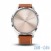 Garmin Vivomove HR Premium Silver Stainless Steel Case with Tan Italian Leather Band (010-01850-AA) — інтернет магазин All-Ok. фото 3