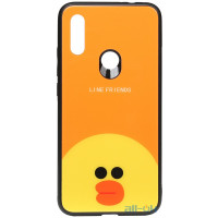 Чохол-накладка TOTO Cartoon Print Glass Case Xiaomi Redmi 7 Line friends Sally			