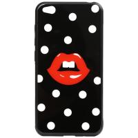 Чохол-накладка TOTO Cartoon Print Glass Case Xiaomi Redmi Go Red Lips