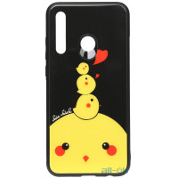 Чохол-накладка TOTO Cartoon Print Glass Case Huawei P Smart Z Chicken Chick