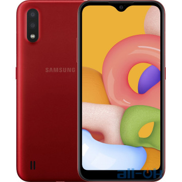 Samsung Galaxy A01 2/16GB Red (SM-A015FZRD) UA UCRF
