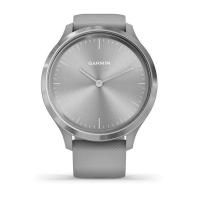 Garmin Vivomove 3 Silver Stainless Steel Bezel w. Powder Gray and Silicone B. (010-02239-00) 