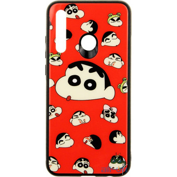 Чохол-накладка TOTO Cartoon Print Glass Case Huawei P Smart  Plus 2019 A monkey
