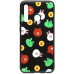 Чохол-накладка TOTO Cartoon Print Glass Case Huawei P Smart Plus 2019 Line friends Black — інтернет магазин All-Ok. фото 1