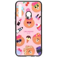 Чохол-накладка TOTO Cartoon Print Glass Case Huawei P Smart Plus 2019 Line friends Linc