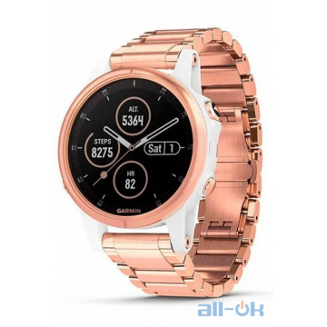 Спортивний годинник Garmin Fenix 5S Plus Sapphire Rose Gold (010-01987-11)