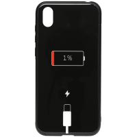 Чохол-накладка TOTO Cartoon Print Glass Case Huawei Y5 2019 Battery Charge