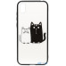 Чохол-накладка TOTO Cartoon Print Glass Case Huawei Y5 2019 Cats White/Black — інтернет магазин All-Ok. фото 1