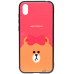 Чохол-накладка TOTO Cartoon Print Glass Case Huawei Y5 2019 Line friends Brown — інтернет магазин All-Ok. фото 1