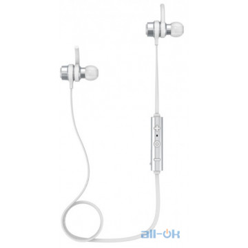 Навушники з мікрофоном Baseus B16 Comma Bluetooth Silver / White UA UCRF