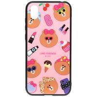 Чохол-накладка  TOTO Cartoon Print Glass Case Huawei Y5 2019 Line friends Linc