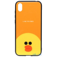 Чохол-накладка TOTO Cartoon Print Glass Case Huawei Y5 2019 Line friends Sally