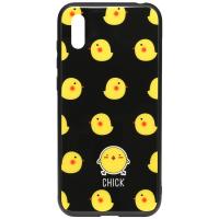 Чохол-накладка TOTO Cartoon Print Glass Case Huawei Y6 2019 Chick