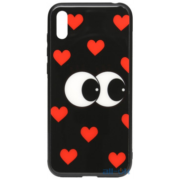 Чохол-накладка TOTO Cartoon Print Glass Case Huawei Y6 2019 Just Eatit
