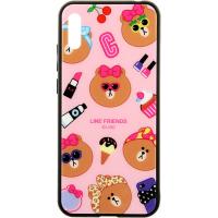 Чохол-накладка TOTO Cartoon Print Glass Case Huawei Y6 2019 Line friends Linc