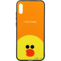 Чохол-накладка TOTO Cartoon Print Glass Case Huawei Y6 2019 Line friends Sally