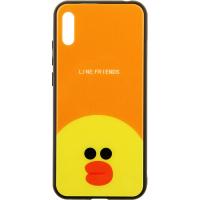 Чохол-накладка TOTO Cartoon Print Glass Case Huawei Y6 2019 Line friends Sally