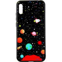 Чохол-накладка TOTO Cartoon Print Glass Case Huawei Y6 2019 Planets