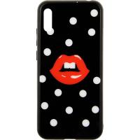 Чохол-накладка TOTO Cartoon Print Glass Case Huawei Y6 2019 Red Lips