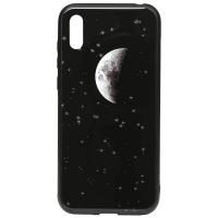 Чохол-накладка TOTO Cartoon Print Glass Case Huawei Y6 2019 Starry Sky