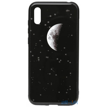 Чохол-накладка TOTO Cartoon Print Glass Case Huawei Y6 2019 Starry Sky