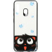 Чохол-накладка TOTO Cartoon Print Glass Case Huawei Y7 2019 Cat and fish — інтернет магазин All-Ok. фото 1