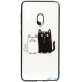 Чохол-накладка TOTO Cartoon Print Glass Case Huawei Y7 2019 Cats White/Black — інтернет магазин All-Ok. фото 1