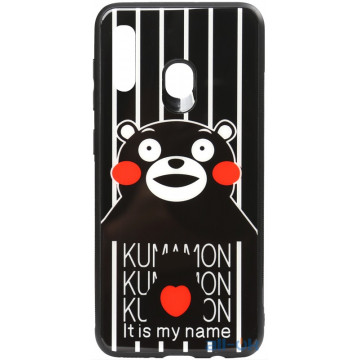 Чохол-накладка TOTO Cartoon Print Glass Case Huawei Y7 2019 Kumamon