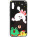 Чохол-накладка TOTO Cartoon Print Glass Case Huawei Y7 2019 Line friends all about — інтернет магазин All-Ok. фото 1